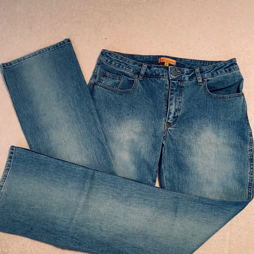 Beau Dawson faded straight leg jeans
